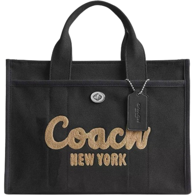 Coach silver tote sale