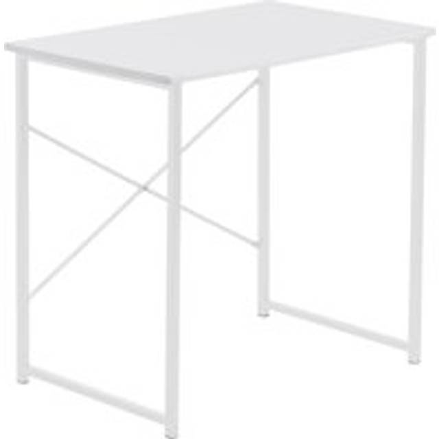 Industrial Office Desk - White and White