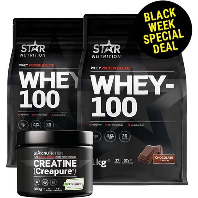 2 x Whey-100 Vassleprotein + Kreatin Creapure®