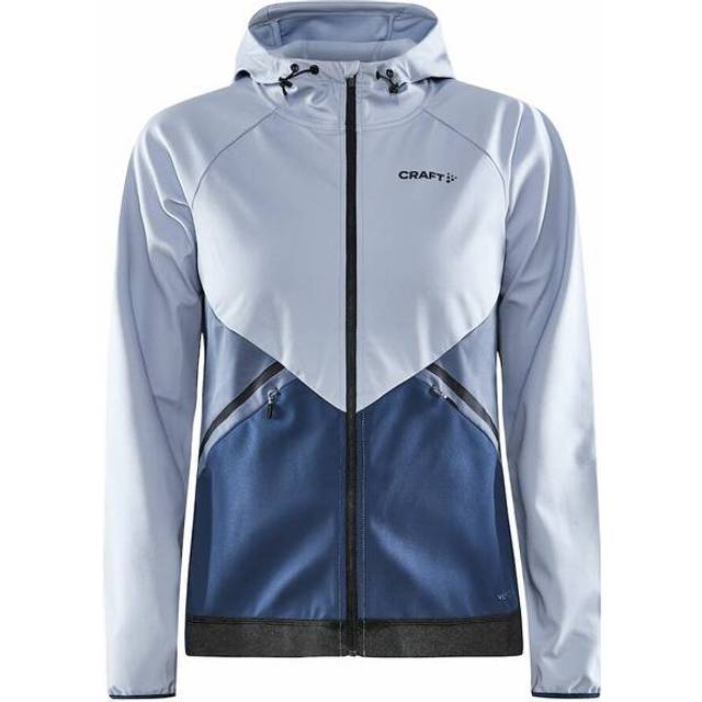 Craft Glide Hood Jacket - Längdskidjacka - Dam Sulfur / Tide M
