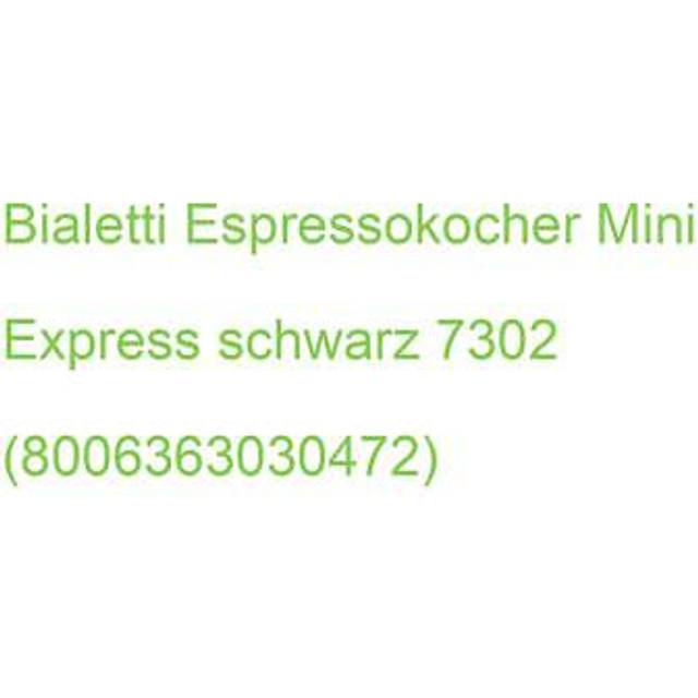Bialetti Mini Express 2 Cup Direct Fire Type Maker Espresso Maker (Coffee Macchinetta)