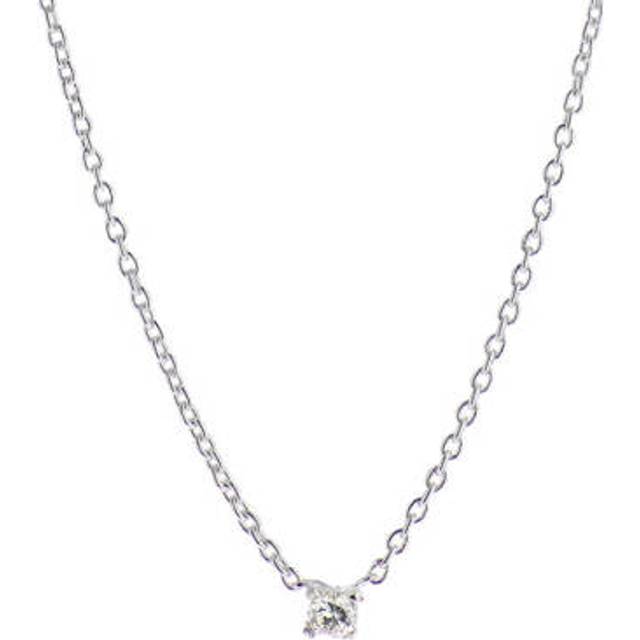 DRAKENBERG SJÖLIN Diamond Sky Drop Necklace |Silver |One Size