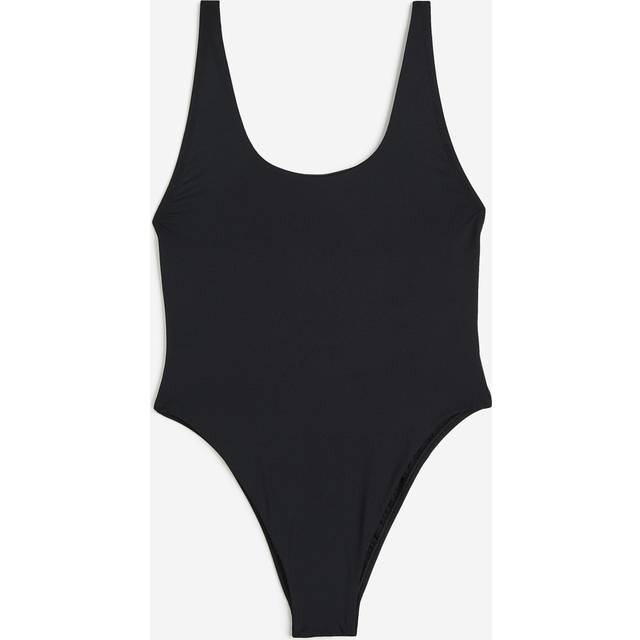 Women's speedo solid 1 piece swimsuit in black