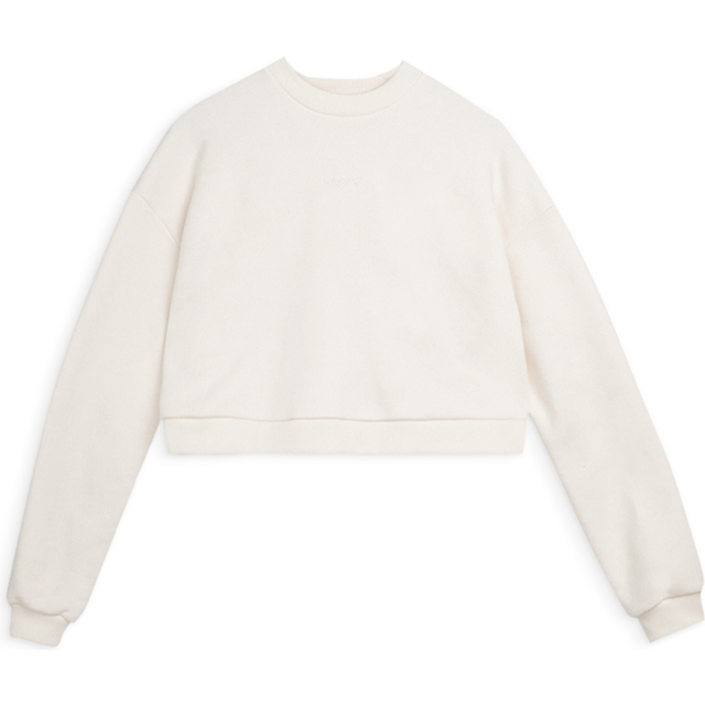 Mex Crop Sweatshirt Cream (m) - CREAM