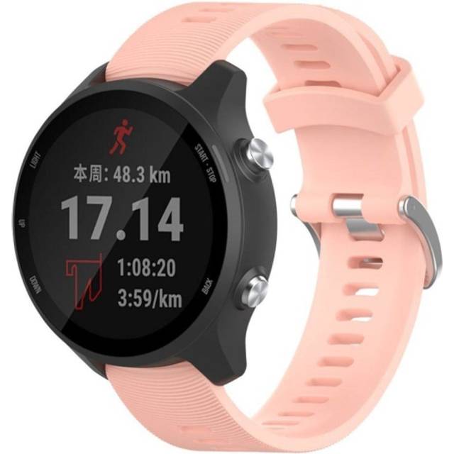 Garmin Forerunner 245 klockarmband i silikon - Rosa