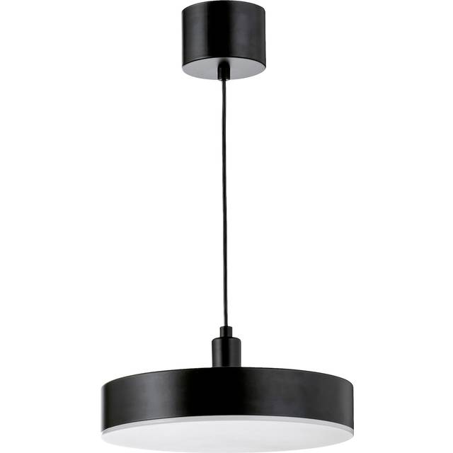 NYMÅNE LED taklampa, trådlös dimbar vitt spektrum/antracit, 38 cm
