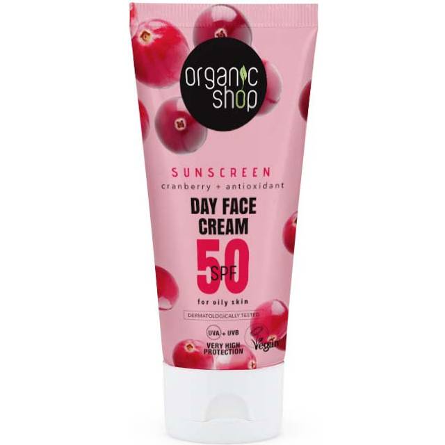 Organic Shop Day Face Cream Oily Skin SPF 50ml