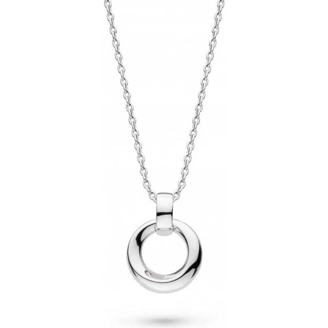 Kit Heath Bevel Cirque Dainty Silver Necklace - 18 inch / 42.5 cm
