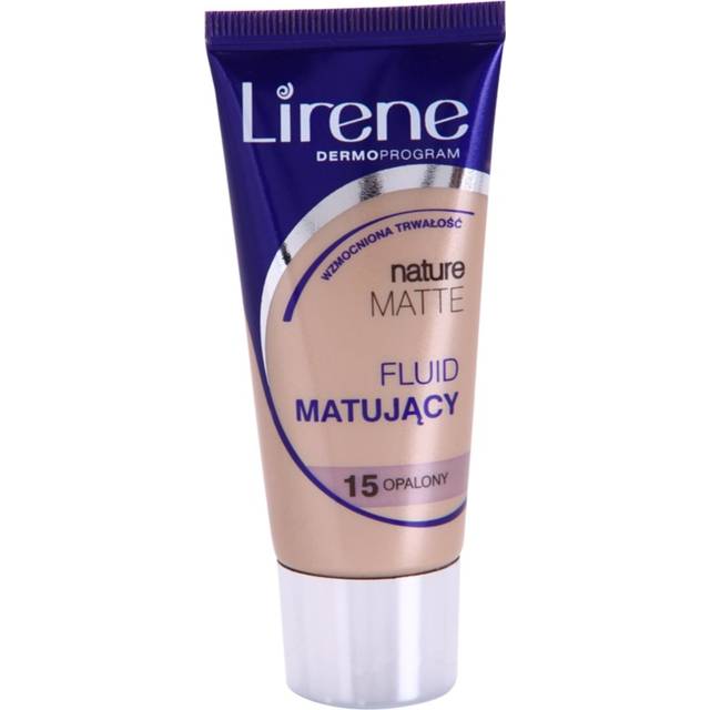 Lirene Nature Matte Matterende foundation med effekt Skygge 15 Tanned 30 ml