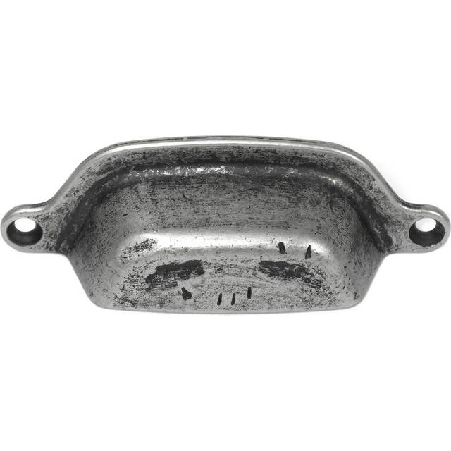 "MNG Hardware 84764 Riverstone Cup Pull  3""""""""  Distressed Pewter"
