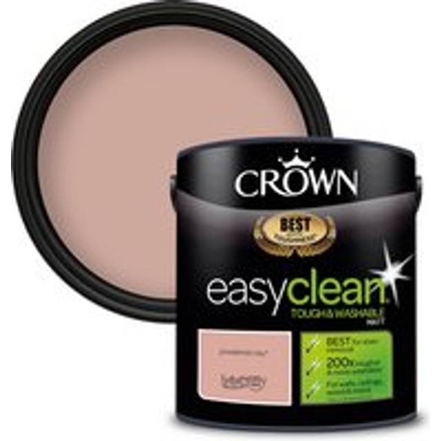 Crown Easyclean Matt Emulsion Paint - Powdered Clay - 2.5L