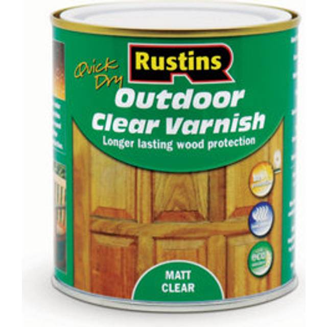 Rustins Quick Dry Outdoor Clear Varnish 500ml Matt