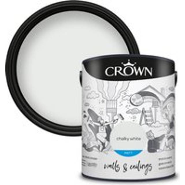 Crown Matt Emulsion - Chalky White / 5l