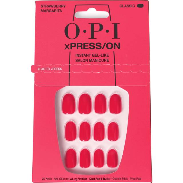 OPI XPRESS/ON Kunstige Negle - Strawberry Margarita
