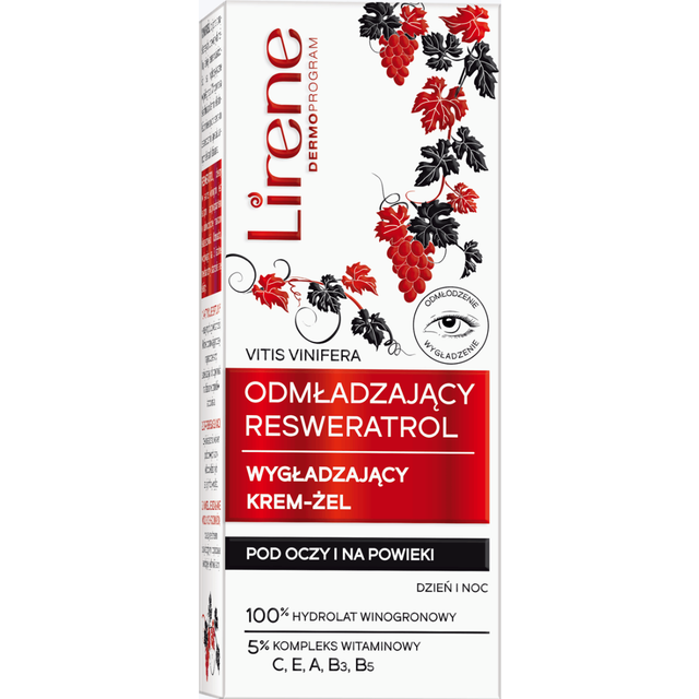 Lirene Rejuvenating Care Resveratrol Smoothing Eye Cream 15 ml 15ml