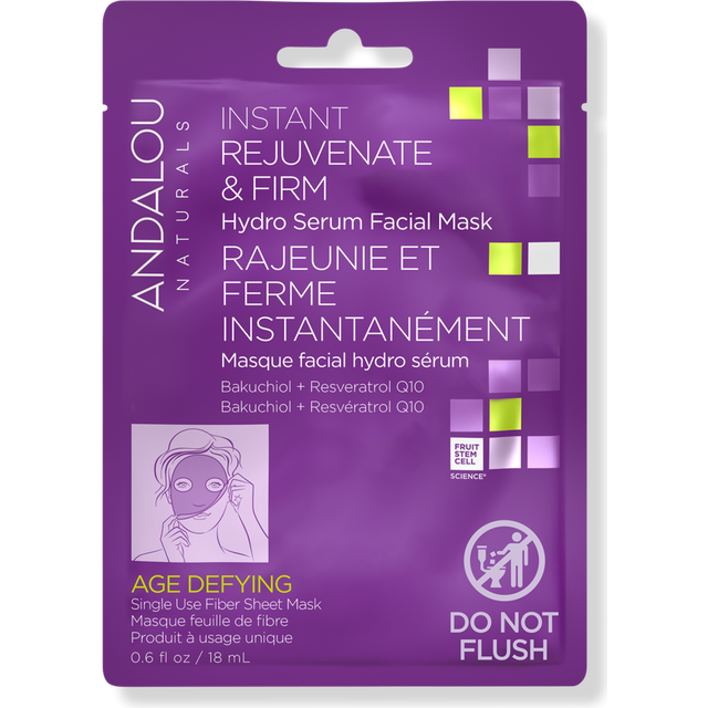 Andalou Naturals Age Defying Instant Rejuvenate & Firm Sheet Mask 0.6 fl oz
