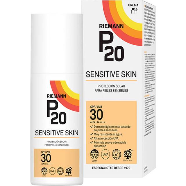 Riemann P20 Solcreme Følsom Hud Spf30 200 ml