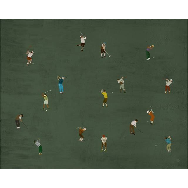 Fine Little Day Golfers poster 40x50 cm
