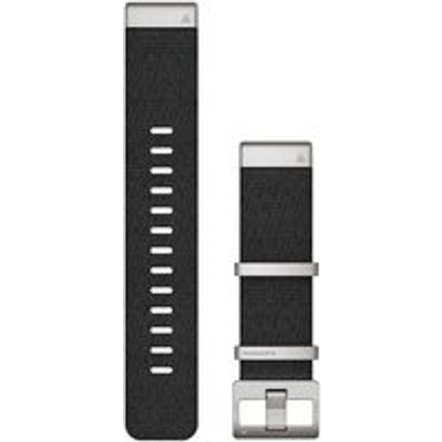 Garmin Strap QuickFit 22 Jacquard Weave Black Nylon