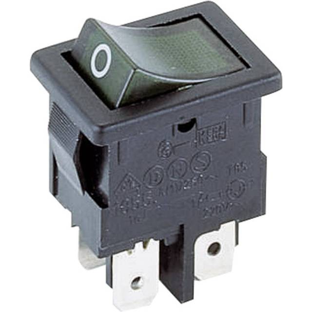 Marquardt 1855.1108 Vippekontakt 1855.1108 250 V/AC 4 A 2 x Off/On IP40 Klikkende 1 stk