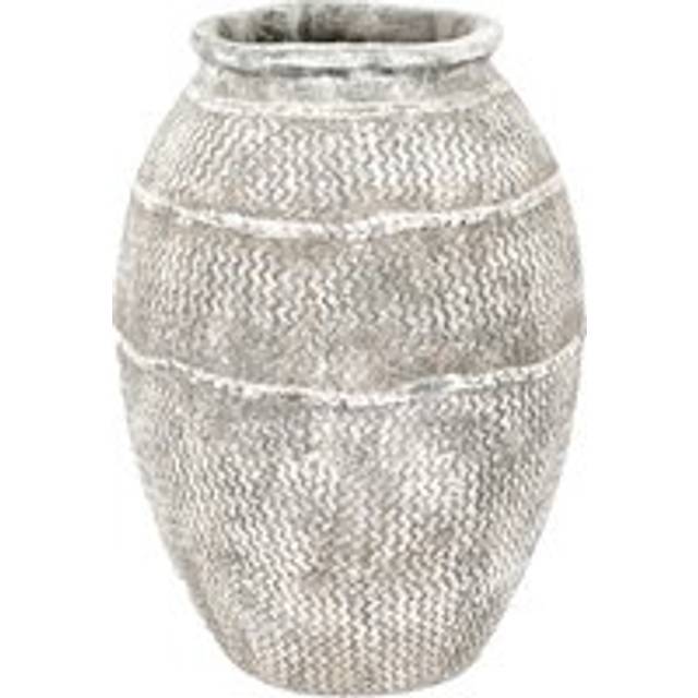 Gallery Direct Kos Vase Large Antique Grey, Grey