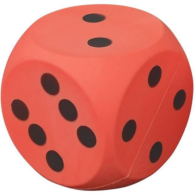 Uncoated Foam Dice (Product Colour: Red)