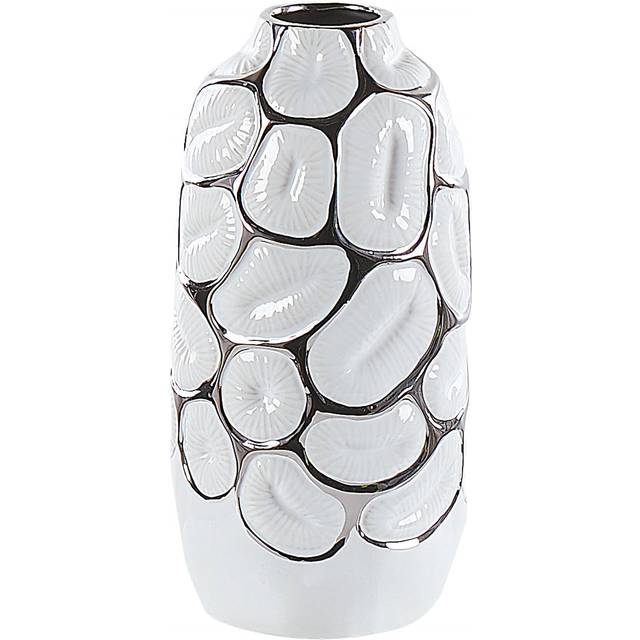 Dekorationsvas Cenabum 13x13x28 cm - Vas Vit