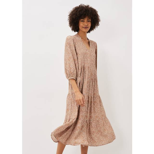 Brown Penele Midi Dress (12)