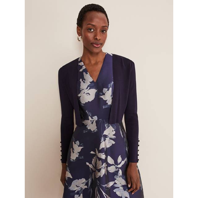 Phase Eight Women's Adah Knitted Jacket - Navy - 8