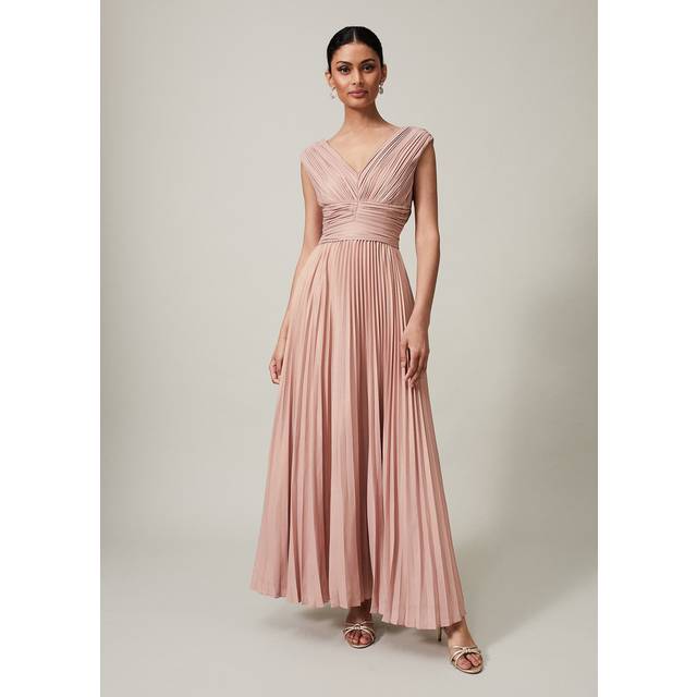 Phase Eight Women's Nelly Pleat Dress - Pink Champagne - 10