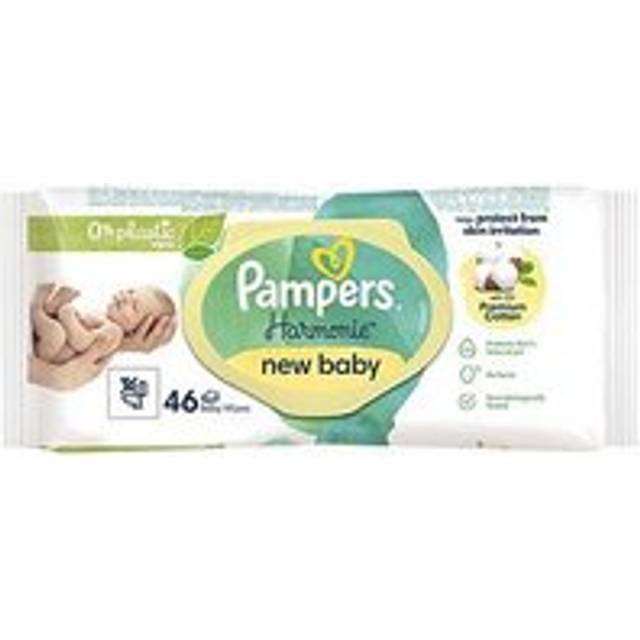 Pampers Harmonie New Baby Wipes Plastic Free 1 Pack = 46 Baby Wet Wipes