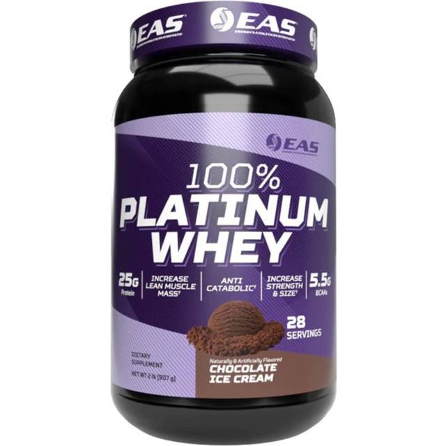 EAS  100% Platinum Whey  Chocolate Ice Cream   2 lb (907 g)