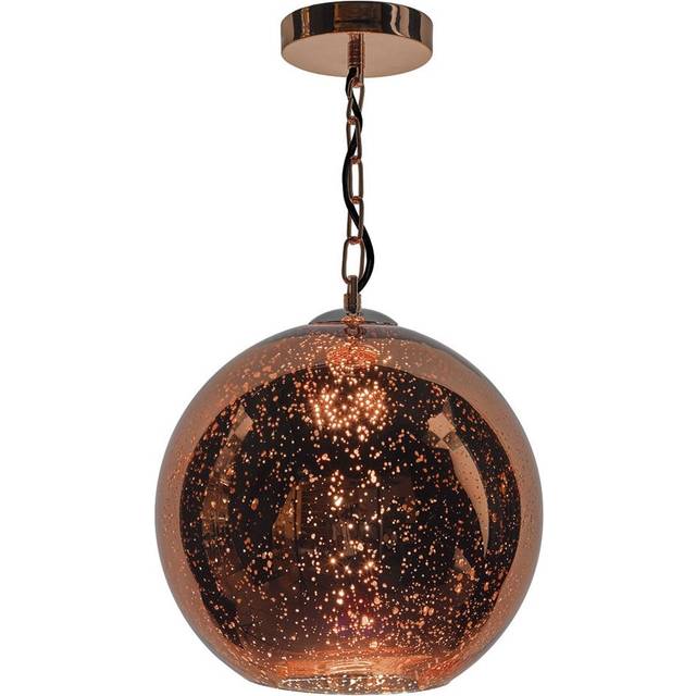 Dar Lighting Group Dar SPE0164 Speckle 1 Light Pendant Speckled Copper