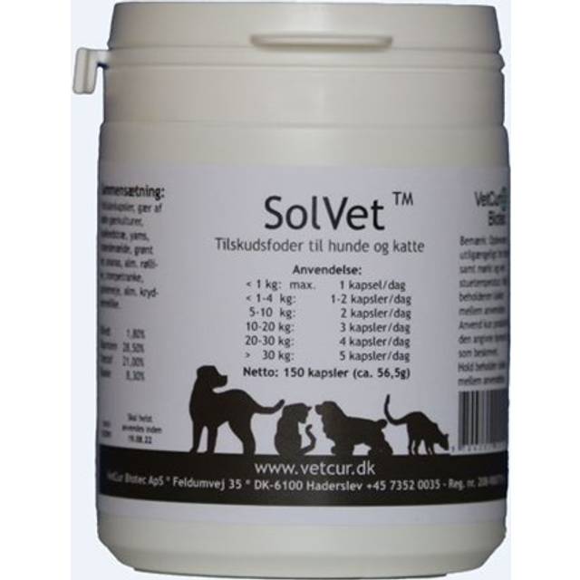 SolVet tilskud til hunde og katte, 130g