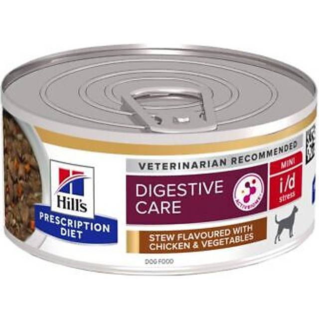 Hill's Prescription Diet I/D Low Fat Digestive Care gryta hundfoder med kyckling & grönsaker ( burk). Förpackning: 1 bricka (24 x 156 g)