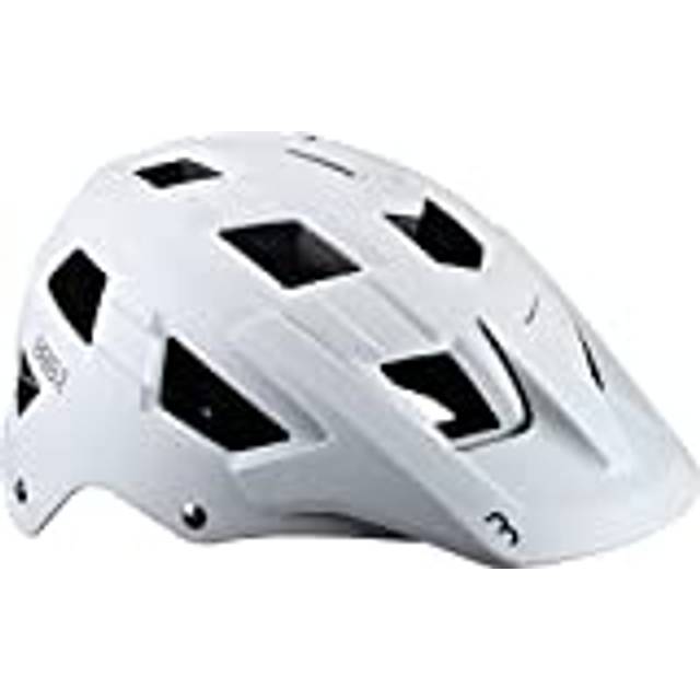 BBB Cycling Unisex vuxen cykelhjälm Nanga MTB kvinnor och män stor visir kamerahållare matt vit L (58–61 cm) BHE-54