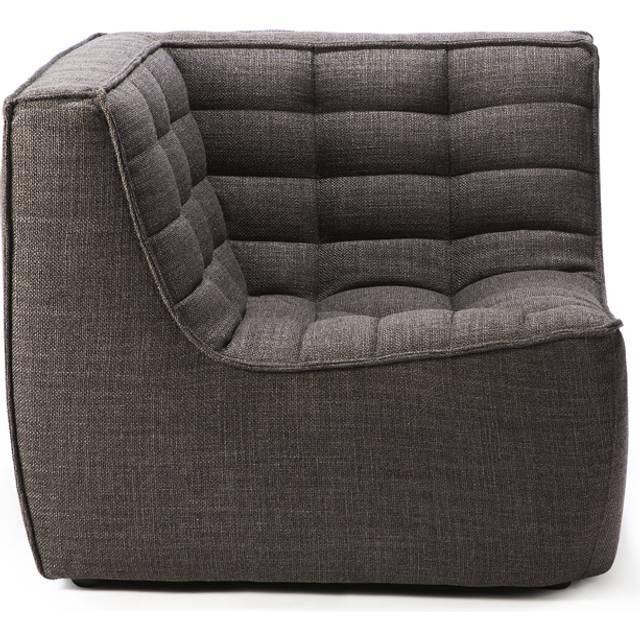 Ethnicraft N701 hörnmodul rak Tyg dark grey