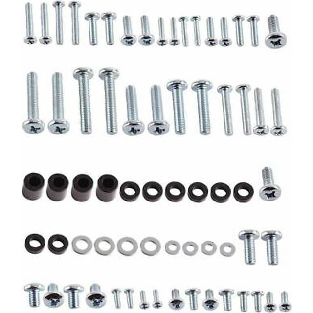 Universal VESA TV Mount Screw Kit Hardware Pack includes M4, M5, M6 and M8 TV Screws Spacers and Washers for Tilting Wall Brackets
