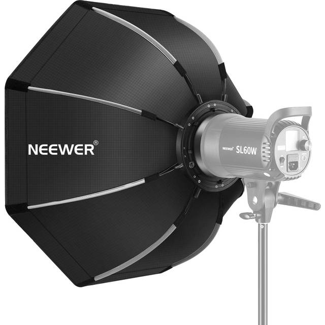 NEEWER 35.4 /90cm foldable octagonal softbox Bowens mount speed ring with carrying case Neewer CB60 CB100 CB150 version 4 S101-300W/400W Compatible