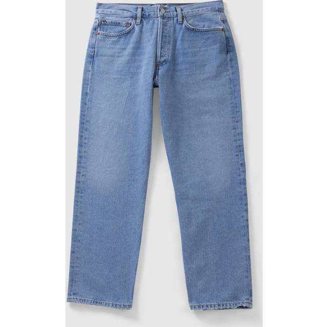 Agolde Womens Dimension Wyman Straight-leg Low-rise Organic-denim Jeans 26 - DIMENSION