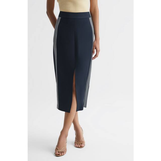Reiss Pia Side Stripe Pencil Skirt