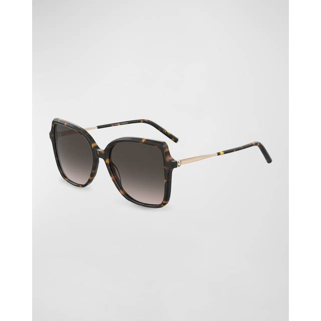 Carolina Herrera Kvinna HER 0179/S 2IK/HA Solglasögon Acetat Havana Brun Fjäril Skuggad