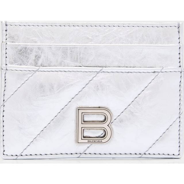 Crush Metallic Leather Card Holder