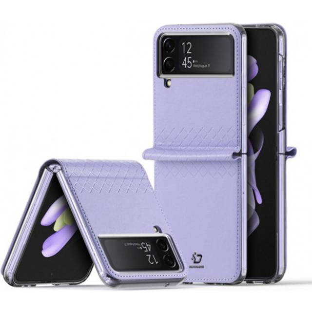 Dux Ducis Läderfodral Samsung Galaxy Z Flip 4 Lila