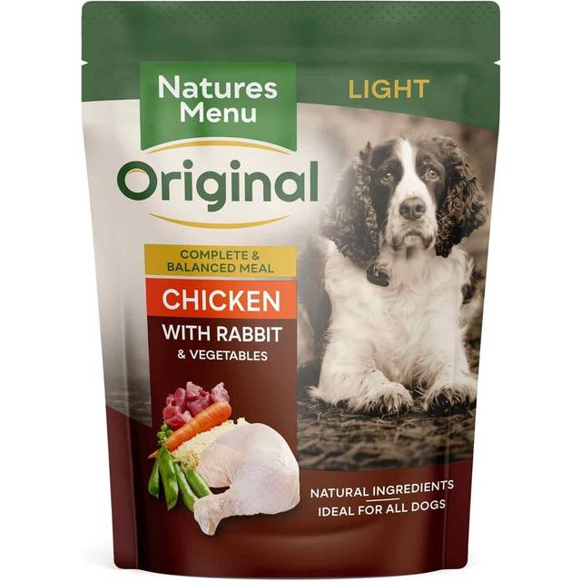 N/Menu Dog Pch Light Chick&Rab 8x300g