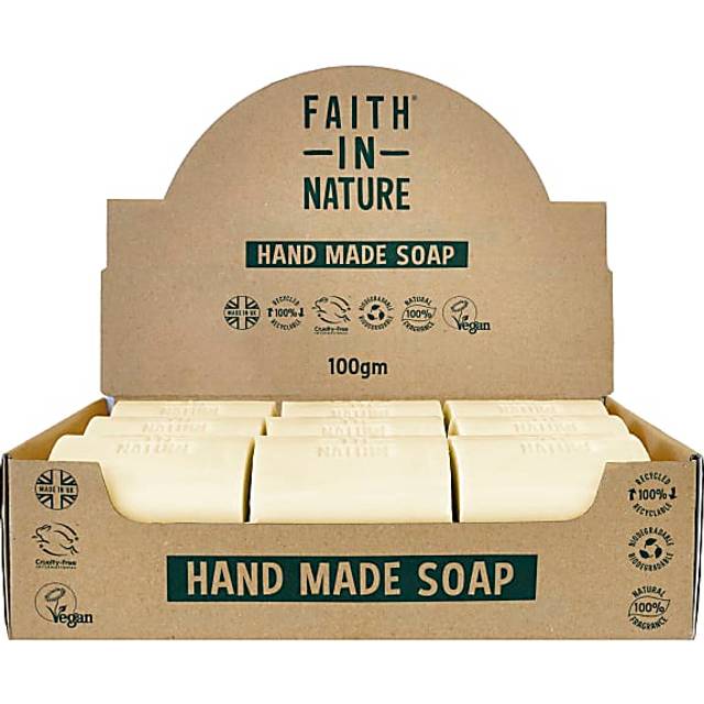 Faith in Nature Grapefruit Soap Unwrapped X 18 Box