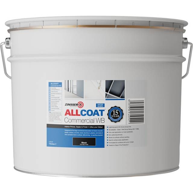 Zinsser - AllCoat Water-Based Black 10L
