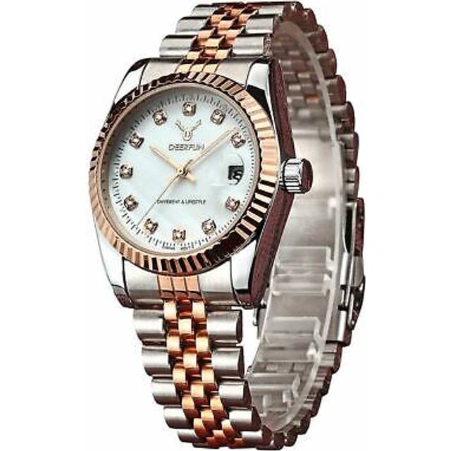 Ladies Watch Gold Silver Women Woman Smart Woman Watches Two Tone