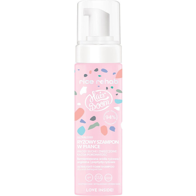 BodyBoom HairBoom Ultralight Rice Shampoo Schampo för alla hårtyper 200 ml