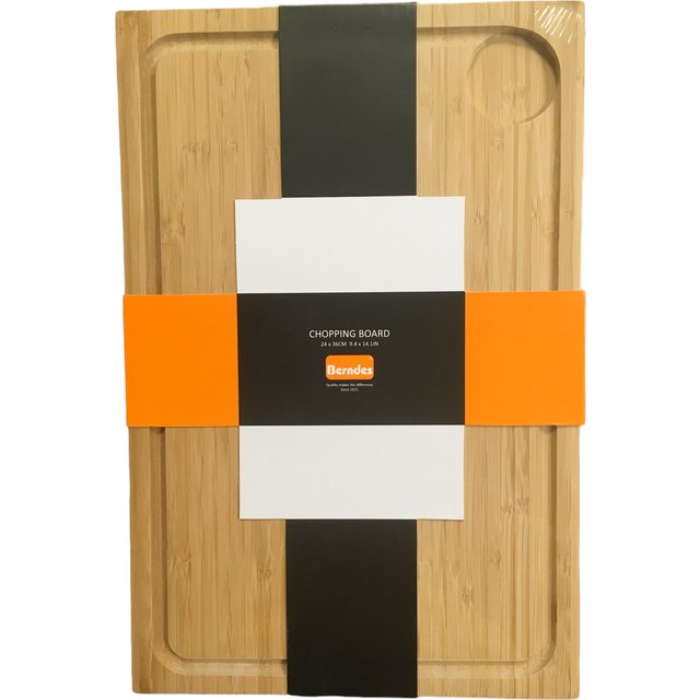 24x36cm large wooden chopping board dual surface groove kitchen serving board